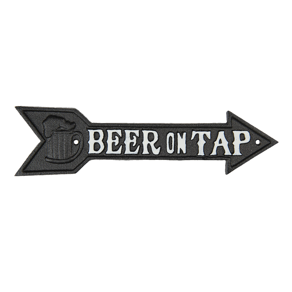 Clayre & Eef | Tekstbord Bruin 32x1x8 cm | 6Y3899