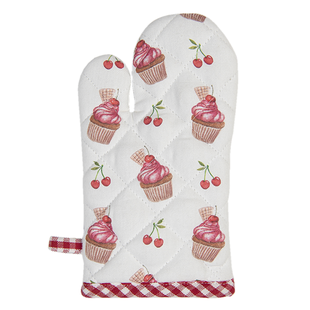 Clayre & Eef | Kind Ovenwant Rood, Roze 12x21 cm | CUP44K