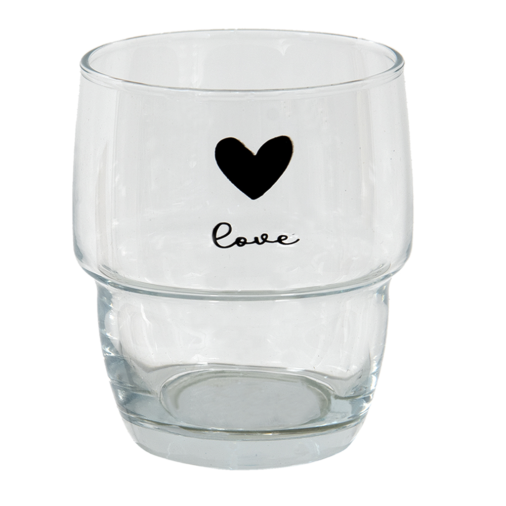 Clayre & Eef | Waterglas Transparant 100 ml | 6GL3712