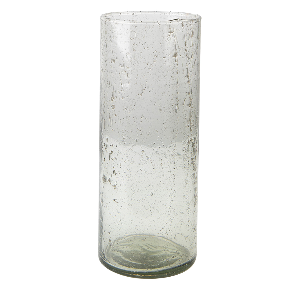 Clayre & Eef | Vazen glas Transparant ø 10x25 cm | 6GL4296