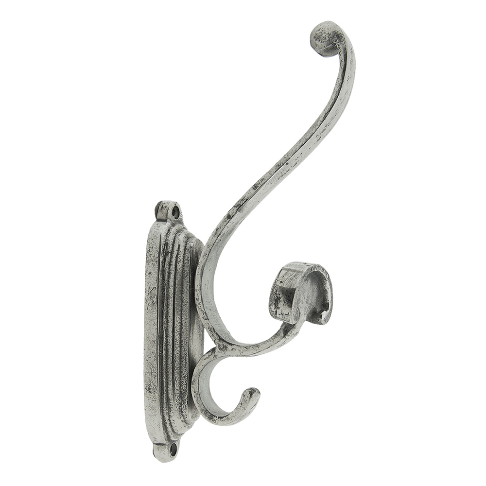 Clayre & Eef | Wandhaak Zilverkleurig 7x13x33 cm | 6Y2770