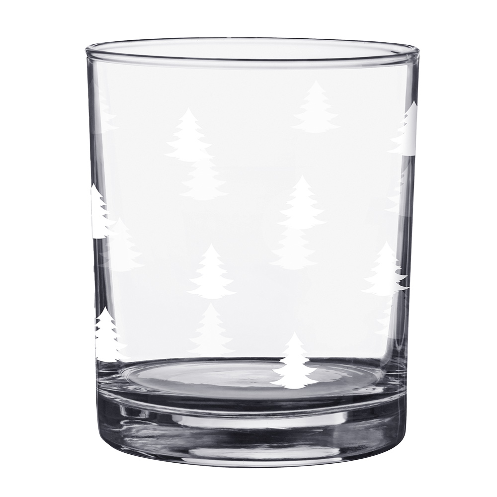 Clayre & Eef | Waterglas Transparant Wit ø 7x9 cm / 230 ml | BWXGL0001