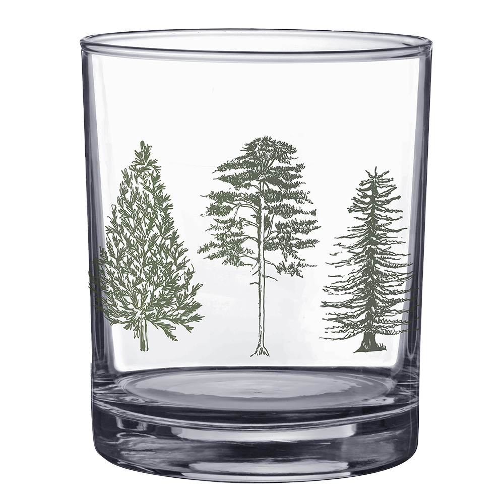 Clayre & Eef | Waterglas Transparant Groen ø 7x9 cm / 230 ml | NPTGL0001