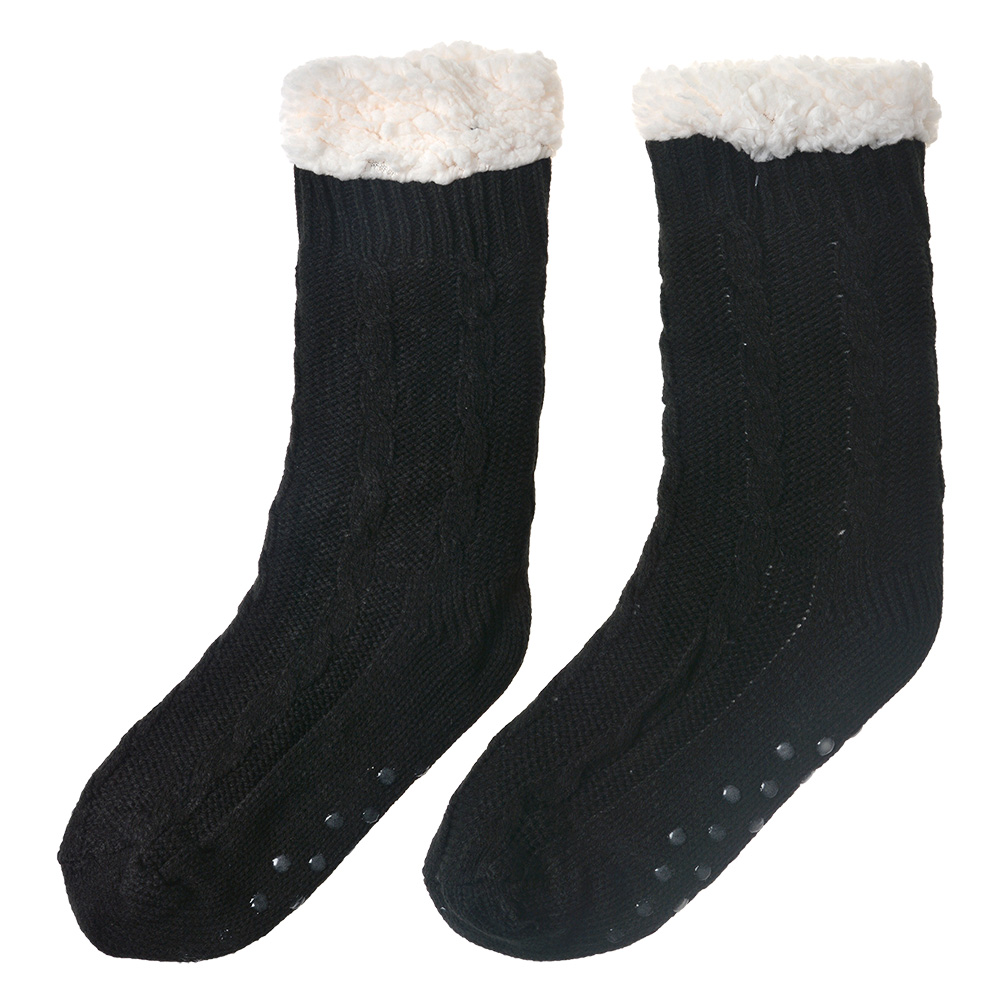 Clayre & Eef | Sokken Zwart one size | JZSK0022Z