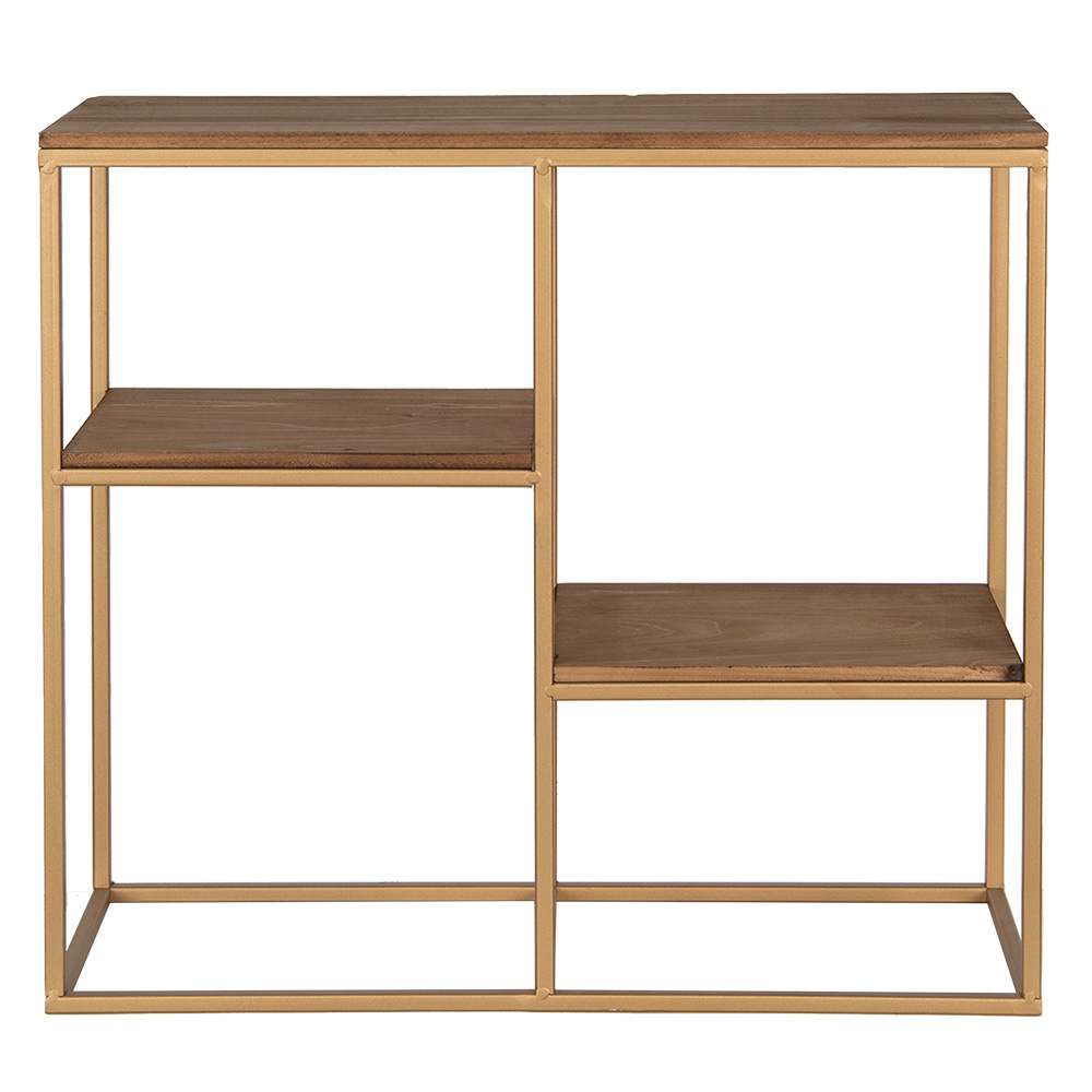 Clayre & Eef | Wandrek Goudkleurig 53x18x49 cm | 50744