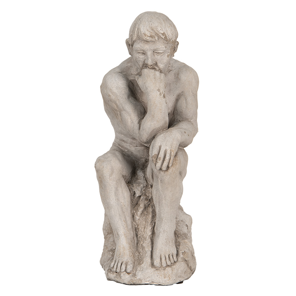 Clayre & Eef | Decoratie man 16x12x31 cm | 6TE0493