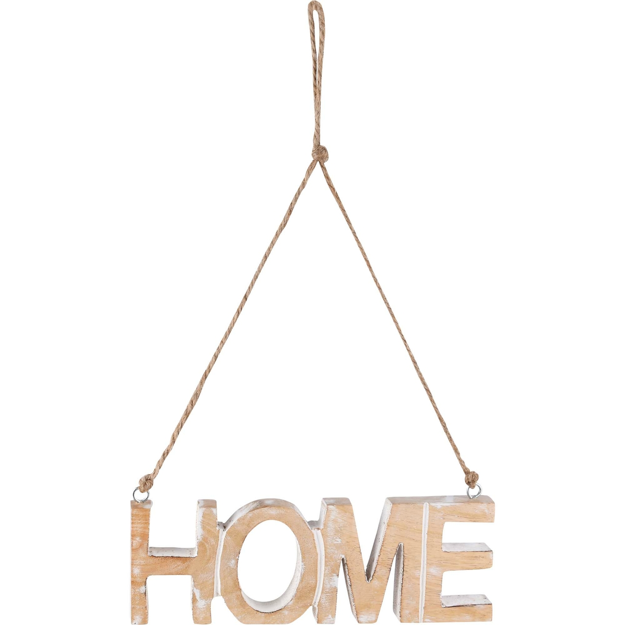 Dekoratief | Hanger 'Home', hout, 19x8x2cm | A228041