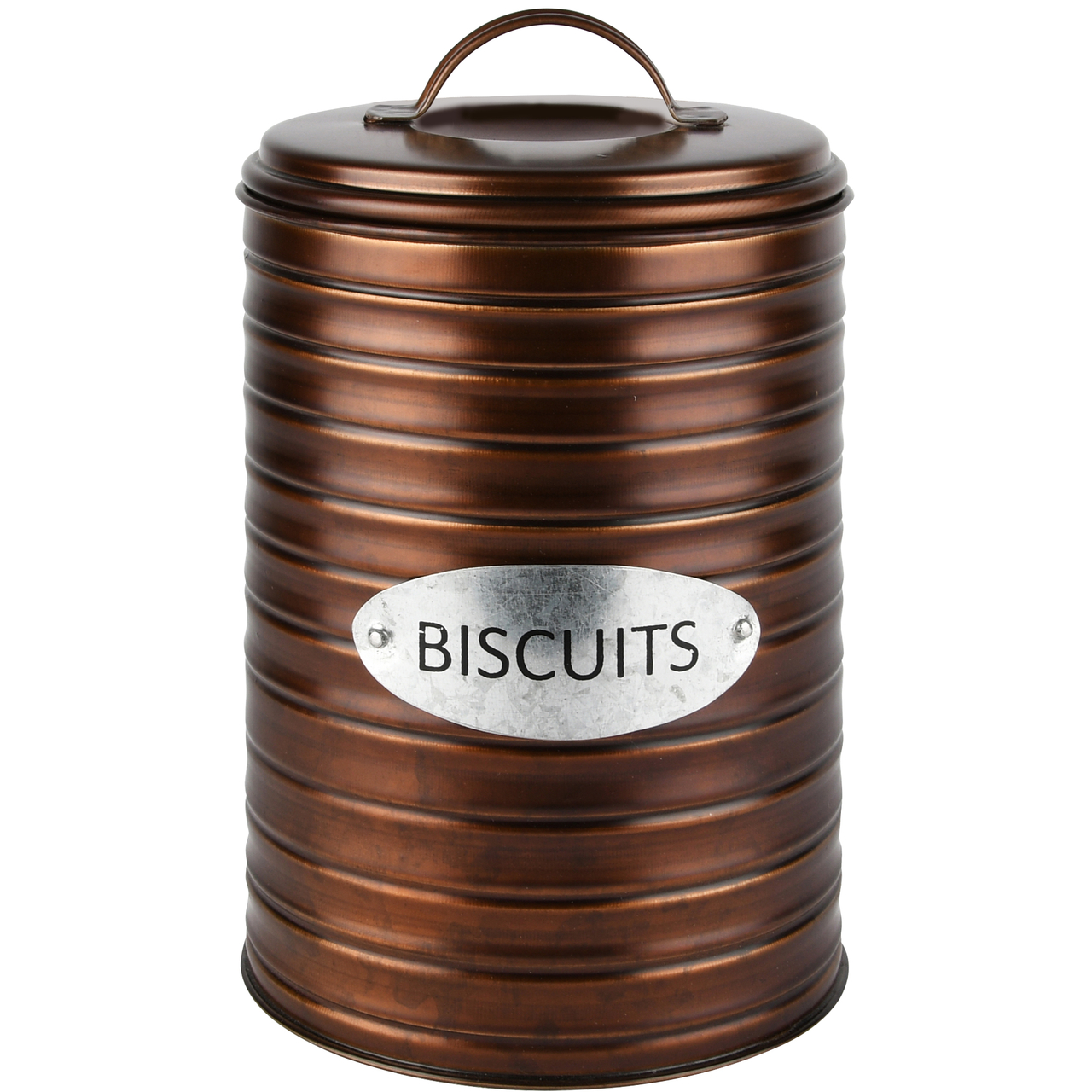 Dekoratief | Bewaarpot 'Biscuits', brons, metaal, 14x14x20cm | A228207