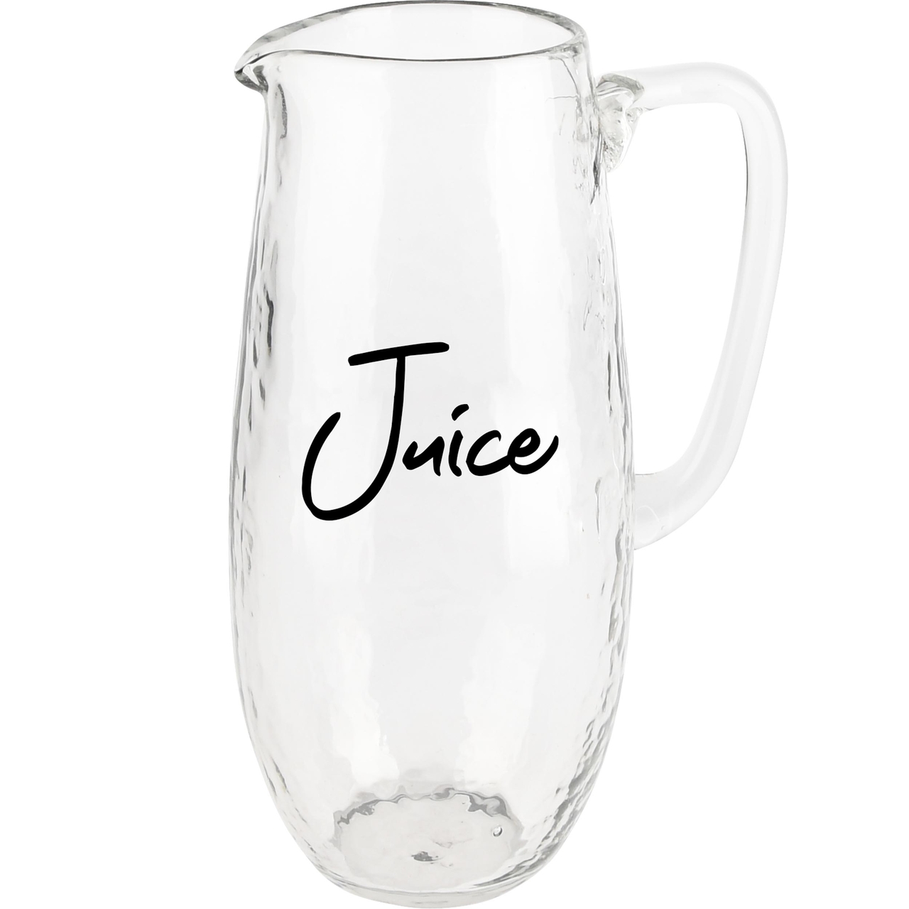 Dekoratief | Kan 'Juice', transparant, glas, 15x15x23cm | A238216
