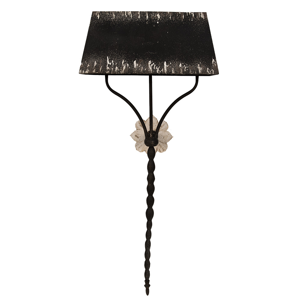Clayre & Eef | Wandlamp Zwart 55x28x124 cm E27/max 3x60W | 5LMP668