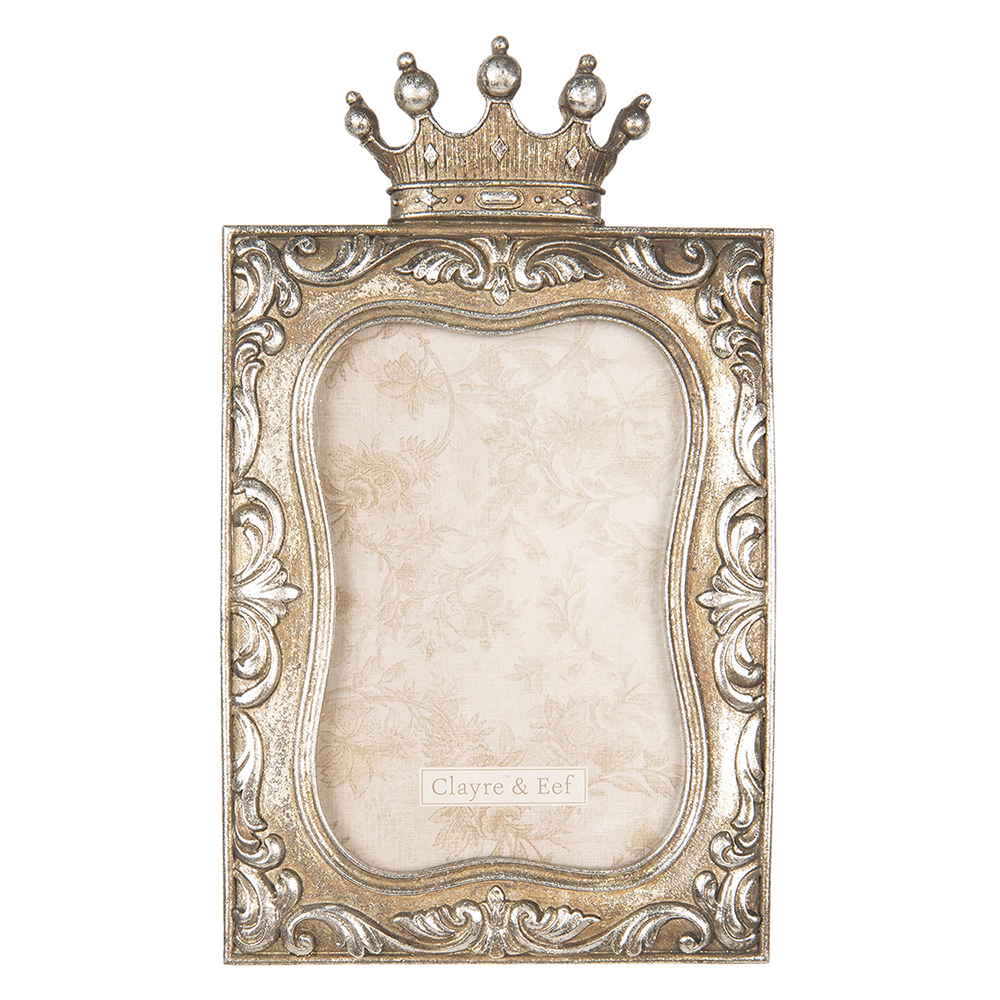 Clayre & Eef | Fotolijst Goudkleurig 14x1x24 cm / 10x15 cm | 2F0598