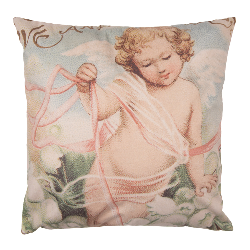 Clayre & Eef | Kussenhoes Roze 45x45 cm | SWC23