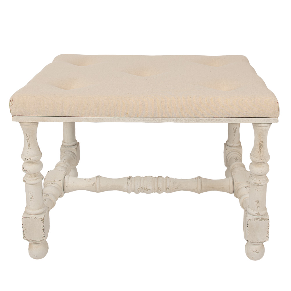 Clayre & Eef | Poef Beige 62x47x46 cm | 5H0666