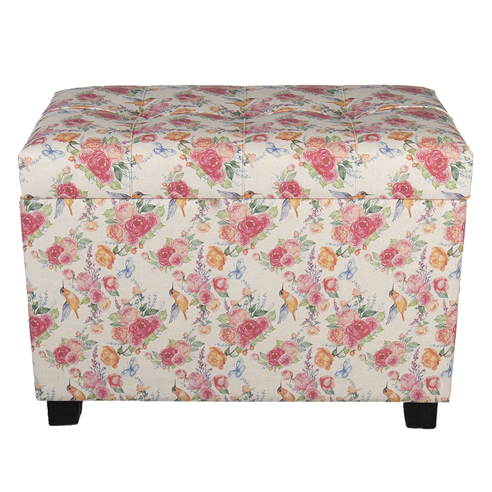 Clayre & Eef | Poef Roze 60x36x43 cm | 64061LM