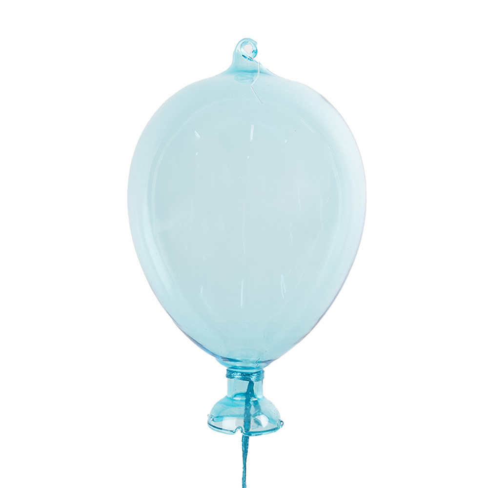 Clayre & Eef | Decoratie hanger ballon Blauw ø 10x17 cm | 6GL4440