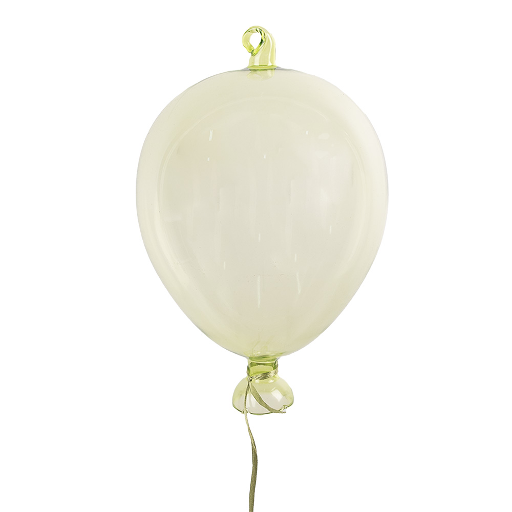 Clayre & Eef | Decoratie hanger ballon Groen ø 10x17 cm | 6GL4441