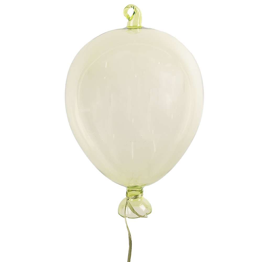 Clayre & Eef | Decoratie hanger ballon Groen ø 14x21 cm | 6GL4443