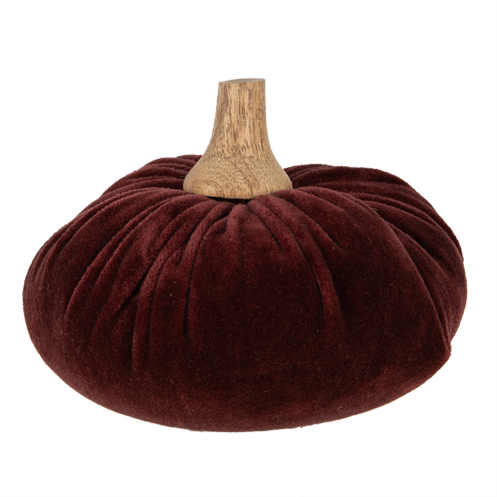 Clayre & Eef | Decoratie Pompoen Rood ø 15x12 cm | 65413