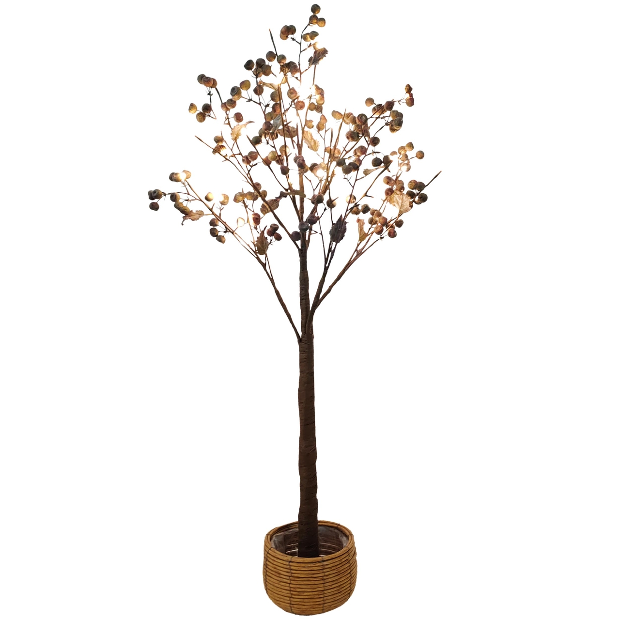 Dekoratief | Decoratieboom 'Red Blush', 48 LED, 137cm | A245017