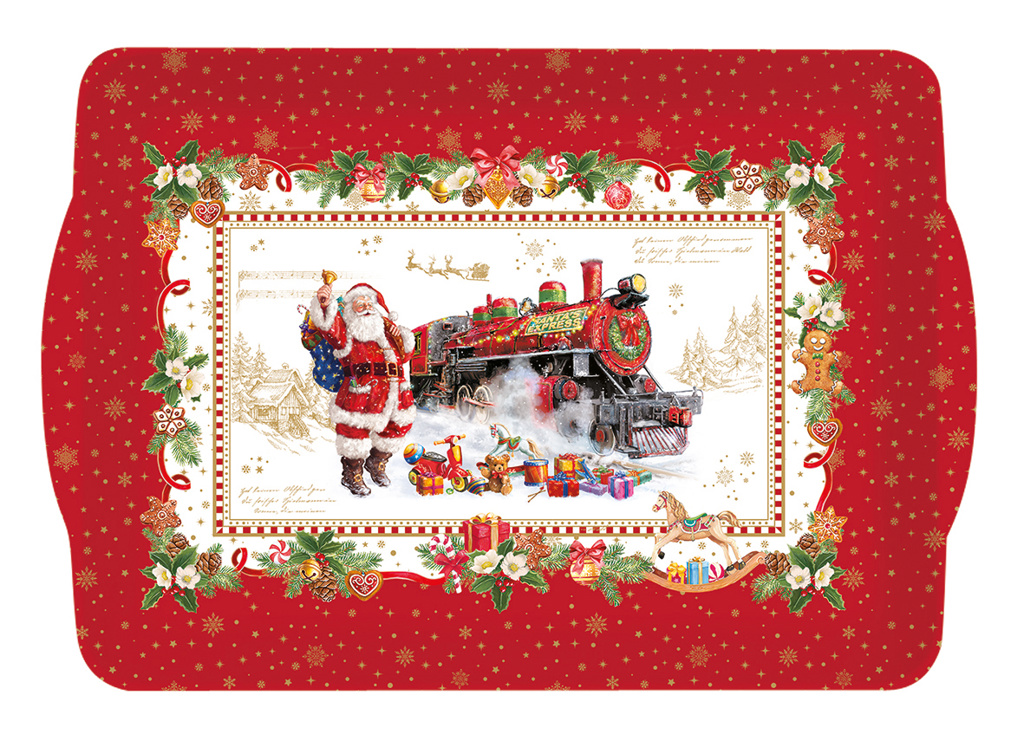 Dekoratief | Dienblad 'Christmas Memories', pvc, 33x22cm | A226041