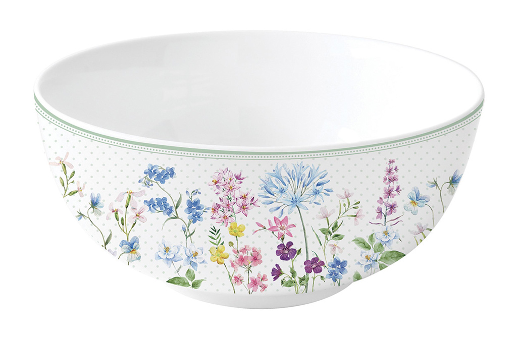 Dekoratief | Bowl 'Floraison', porselein, 15x15cm | A231048