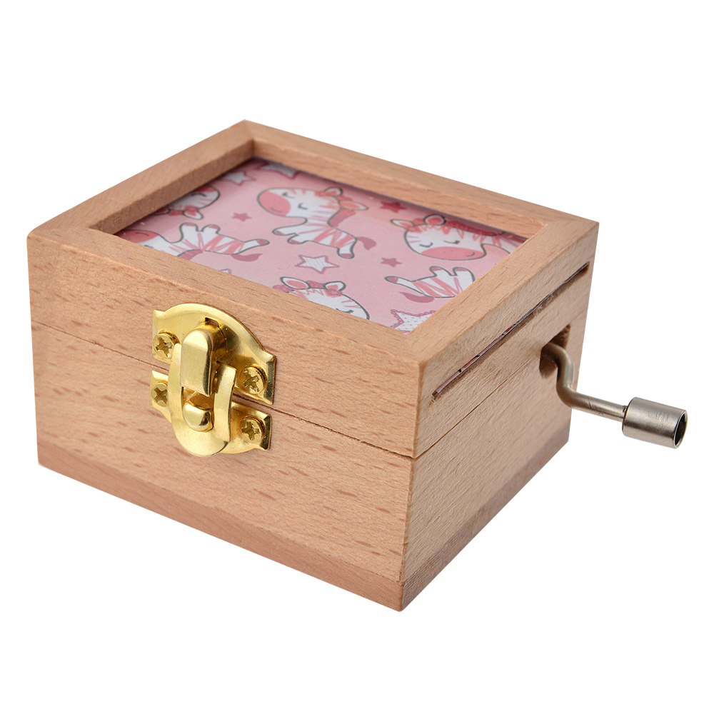 Clayre & Eef | Muziekdoos Roze Bruin 9x6x4 cm | 65653