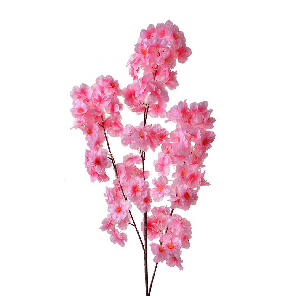 Clayre & Eef | Decoratie tak met bloemen Roze 20x10x106 cm | 5PL0076