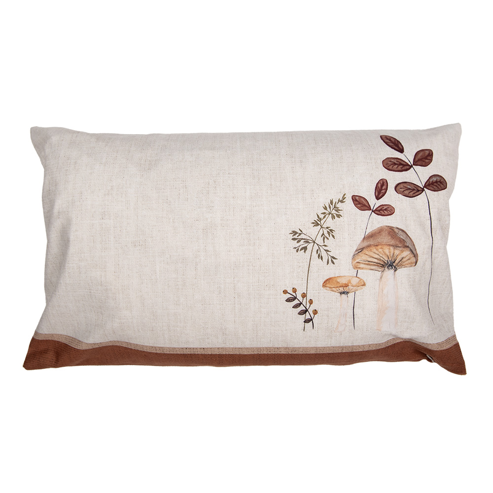 Clayre & Eef | Kussenhoes Beige Bruin 30x50 cm | LFJ36