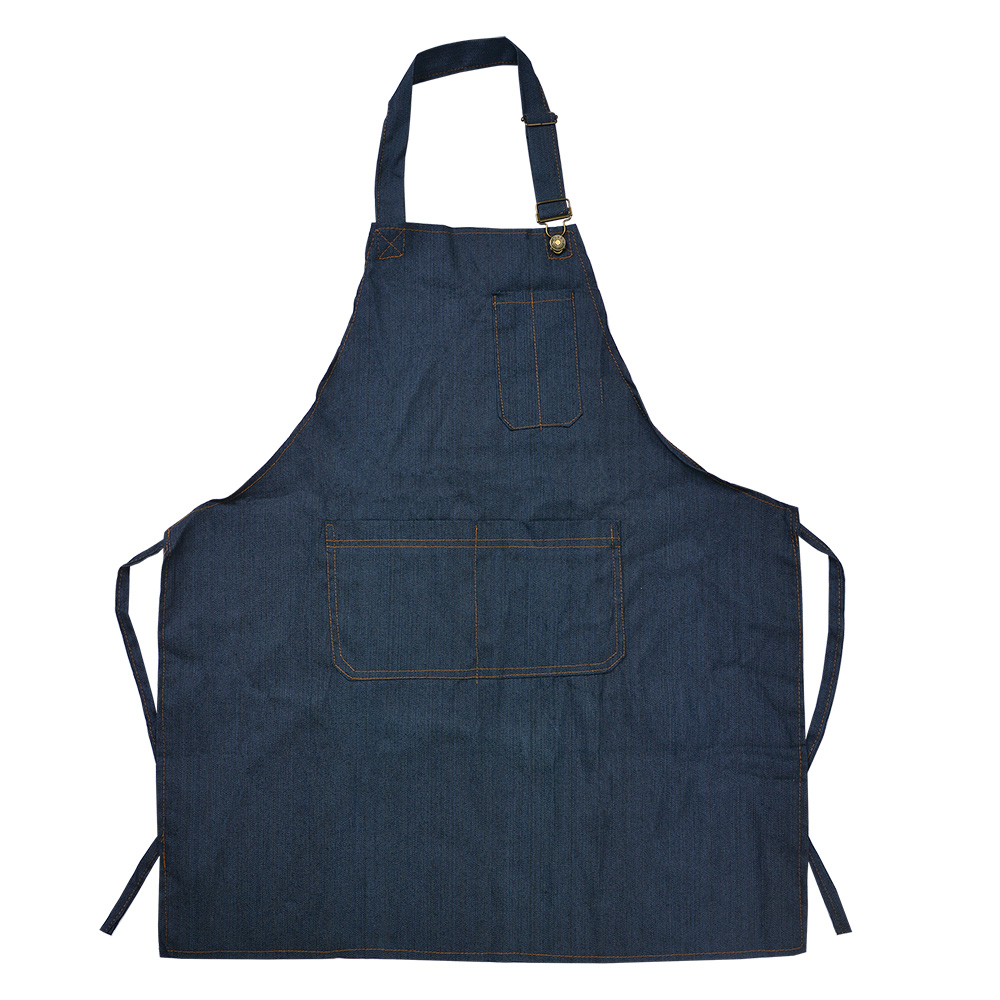 Clayre & Eef | Keukenschort Blauw 77x68 cm | KT041.042