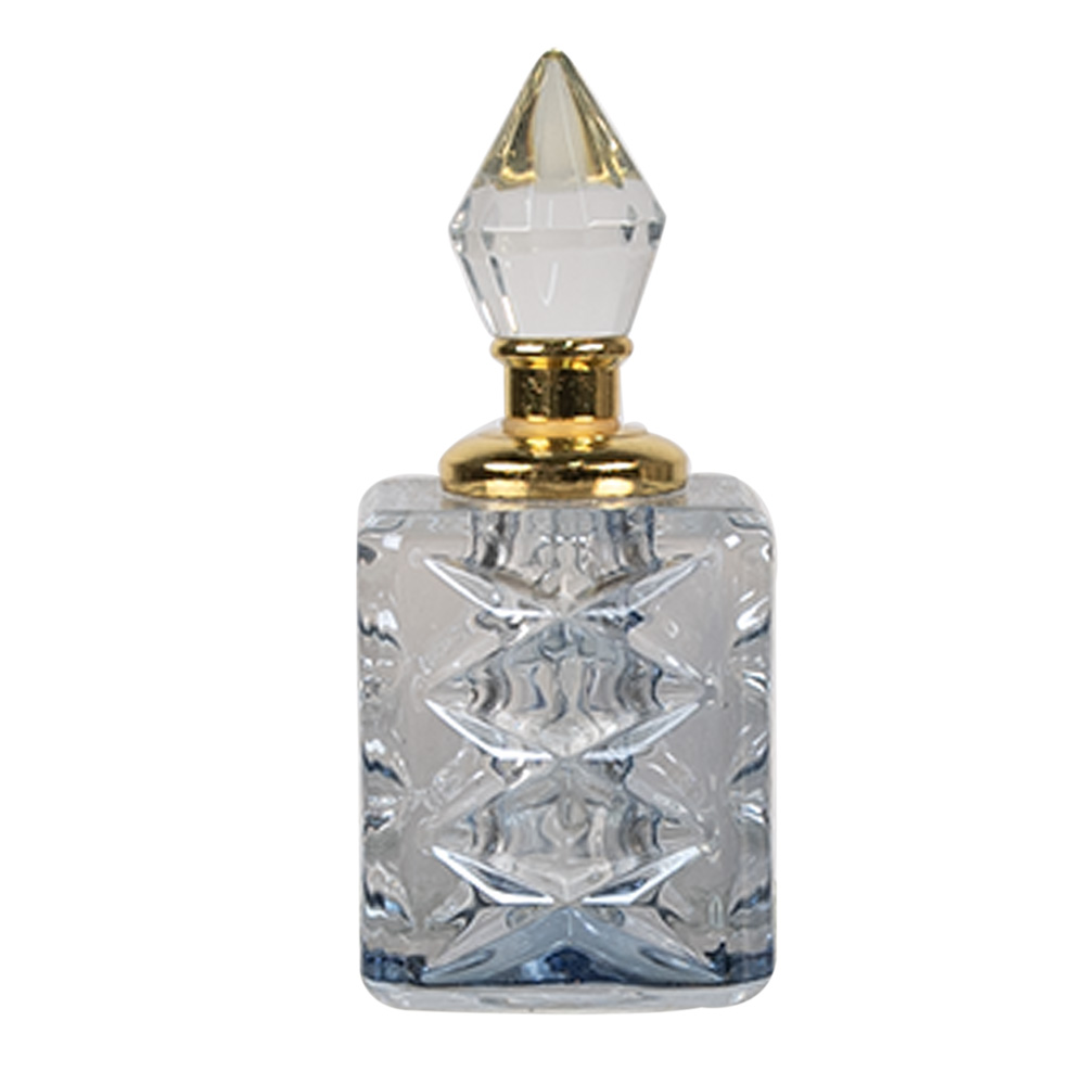 Clayre & Eef | Parfum Flesje Transparant 3x3x8 cm | 6GL5020