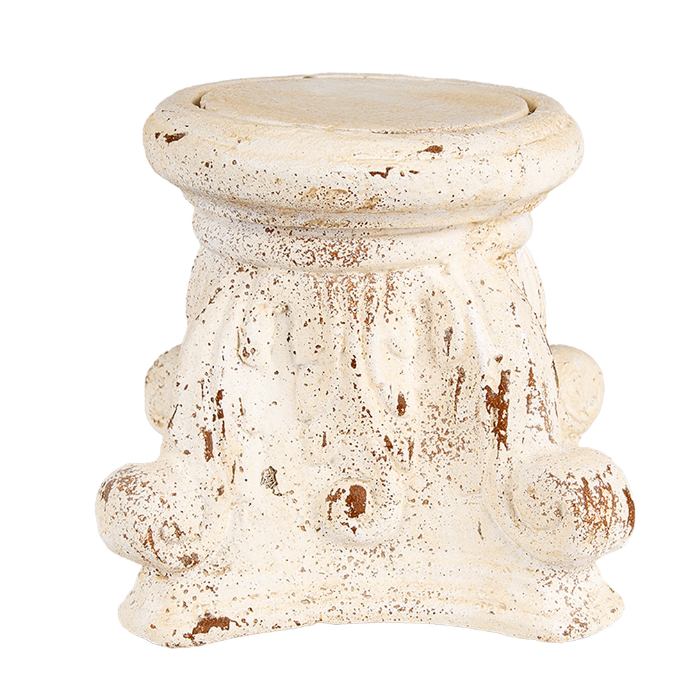 Clayre & Eef | Sokkel Beige 22x22x21 cm | 6MG0059