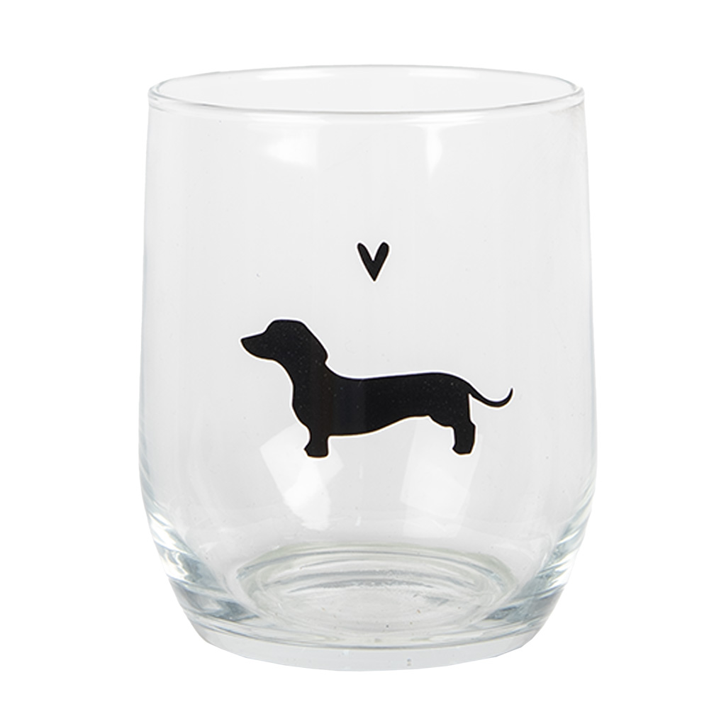 Clayre & Eef | Waterglas Trasparant ø 8x9 cm / 300 ml | PWSGL0004