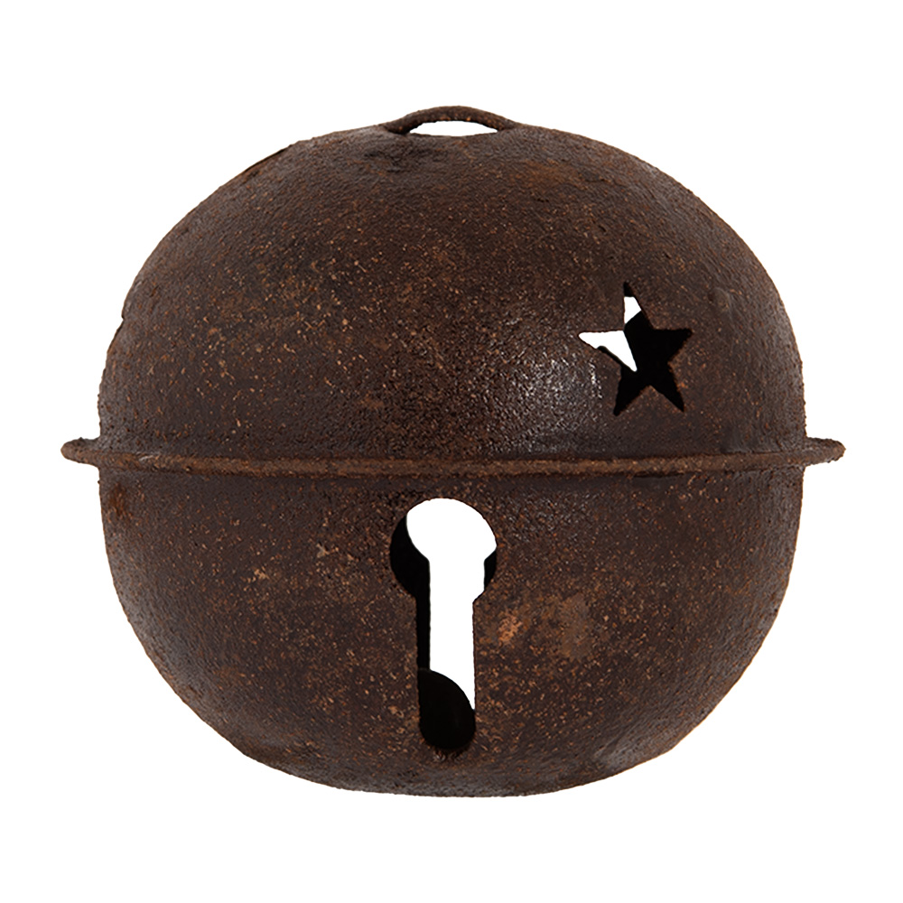 Clayre & Eef | Bel Decoratief Bruin ø 14x12 cm | 6Y5728L