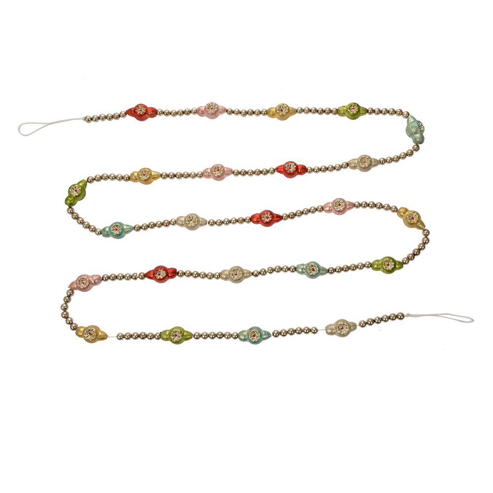 Clayre & Eef | Decoratie slinger kerst Zilverkleurig &oslash; 2x180 cm | 65993