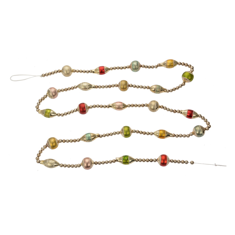 Clayre & Eef | Decoratie slinger kerst Zilverkleurig &oslash; 2x180 cm | 65994