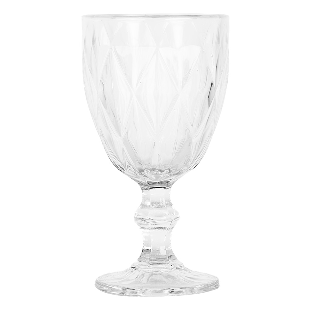 Clayre & Eef | Wijnglas Transparant ø 8x16 cm / 200 ml | 6GL5046