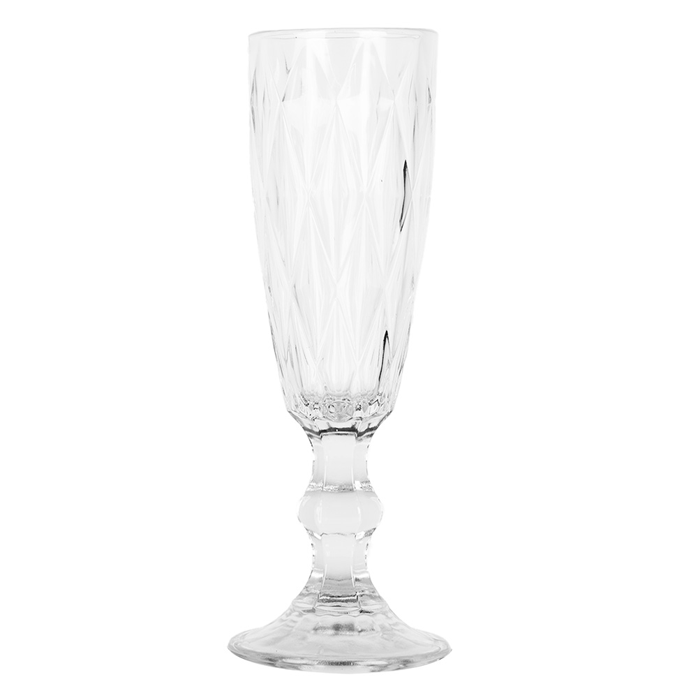 Clayre & Eef | Champagneglas Transparant ø 7x20 cm / 175 ml | 6GL5048