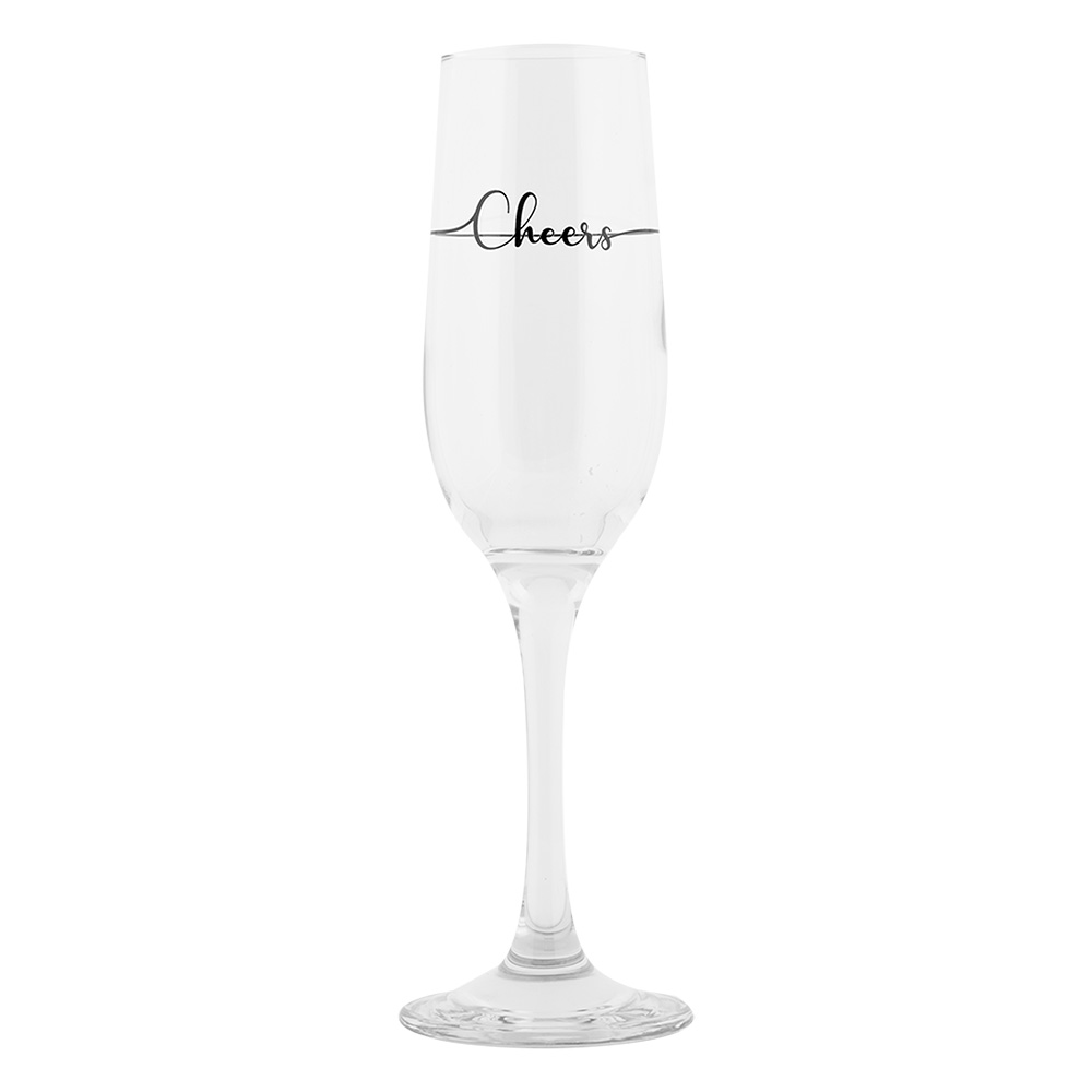 Clayre & Eef | Champagneglas Transparant 200 ml | 6GL5197