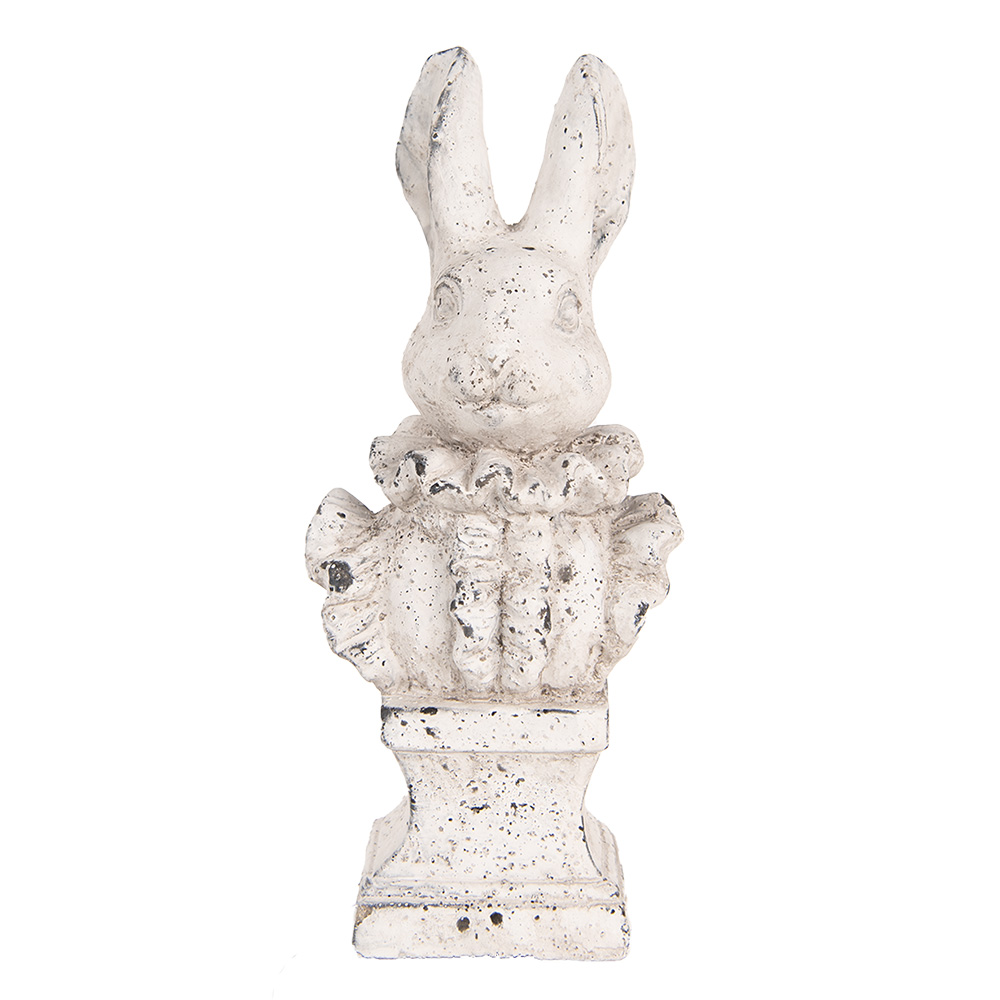 Clayre & Eef | Decoratie Beeld Konijn Beige 11x8x24 cm | 6TE0563