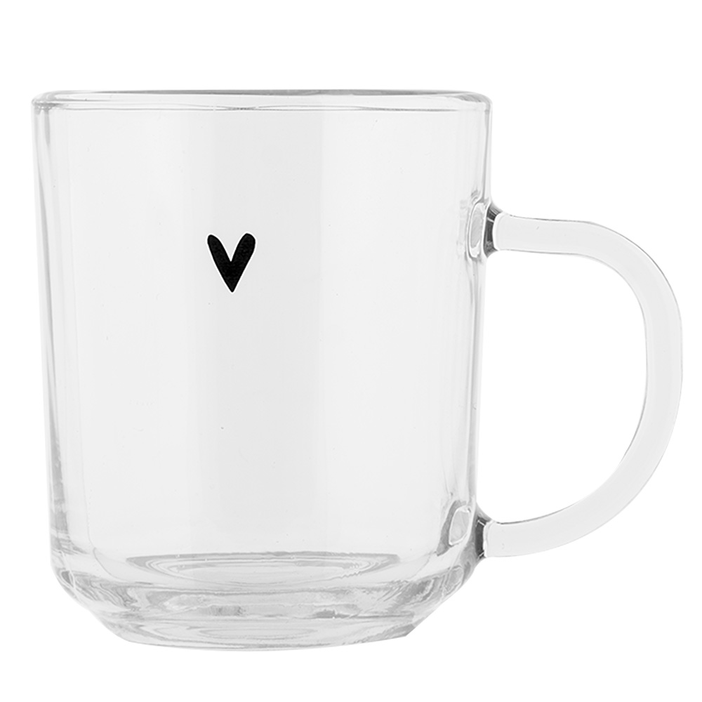 Clayre & Eef | Theeglas Transparant 11x8x9 cm / 200 ml | BHSGL0013