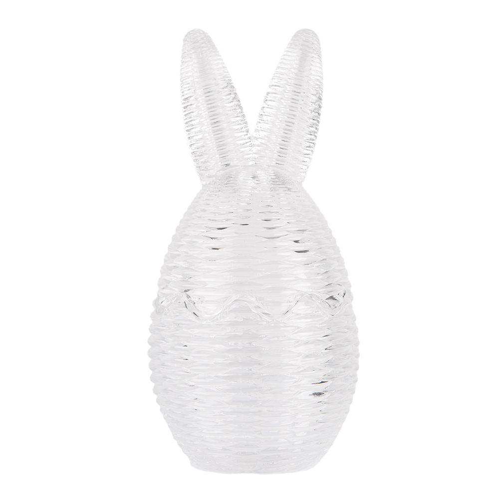 Clayre & Eef | Voorraadpot Deksel Transparant ø 8x17 cm | 6GL4947