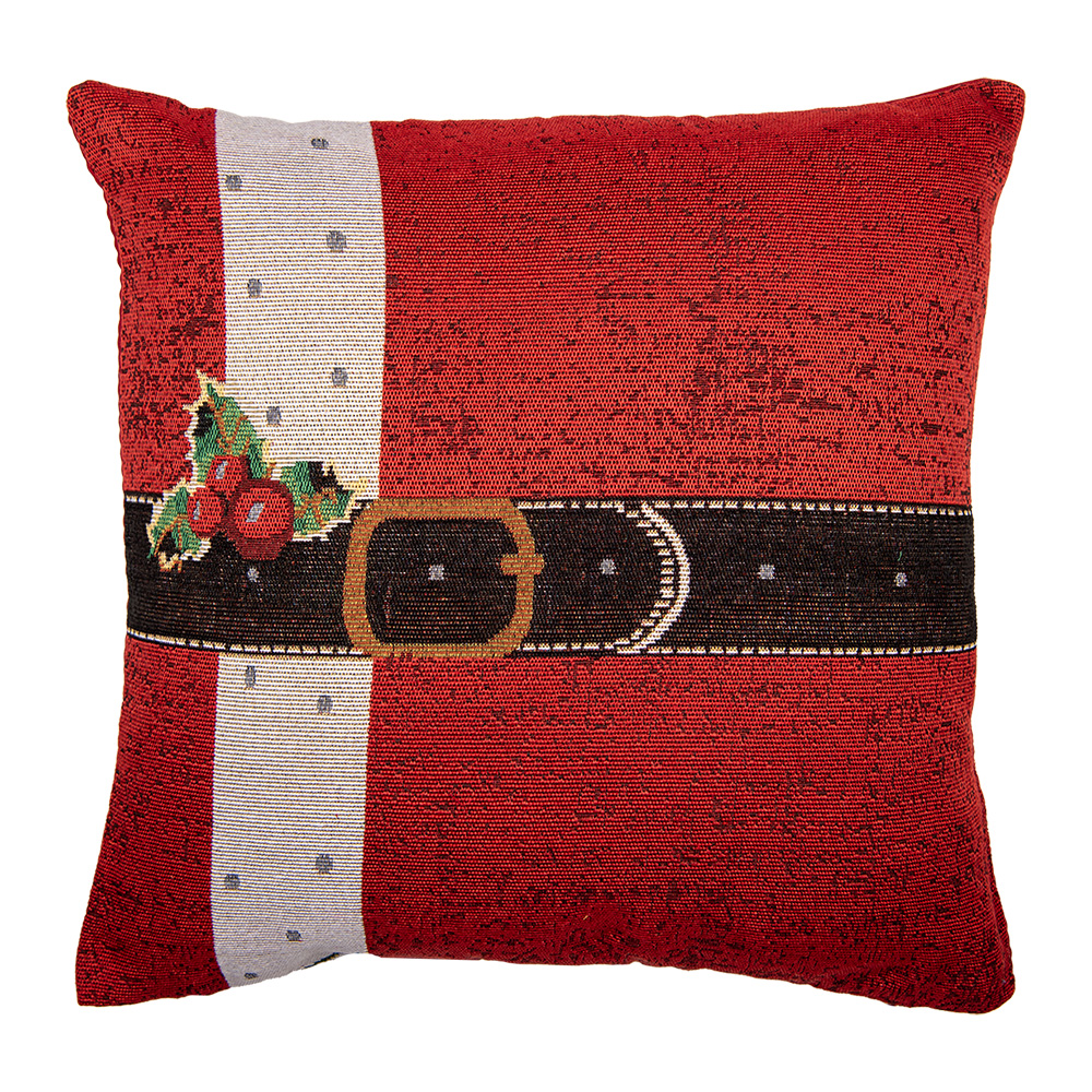 Clayre & Eef | Kussenhoes Rood Wit 44x44 cm | KT021.382