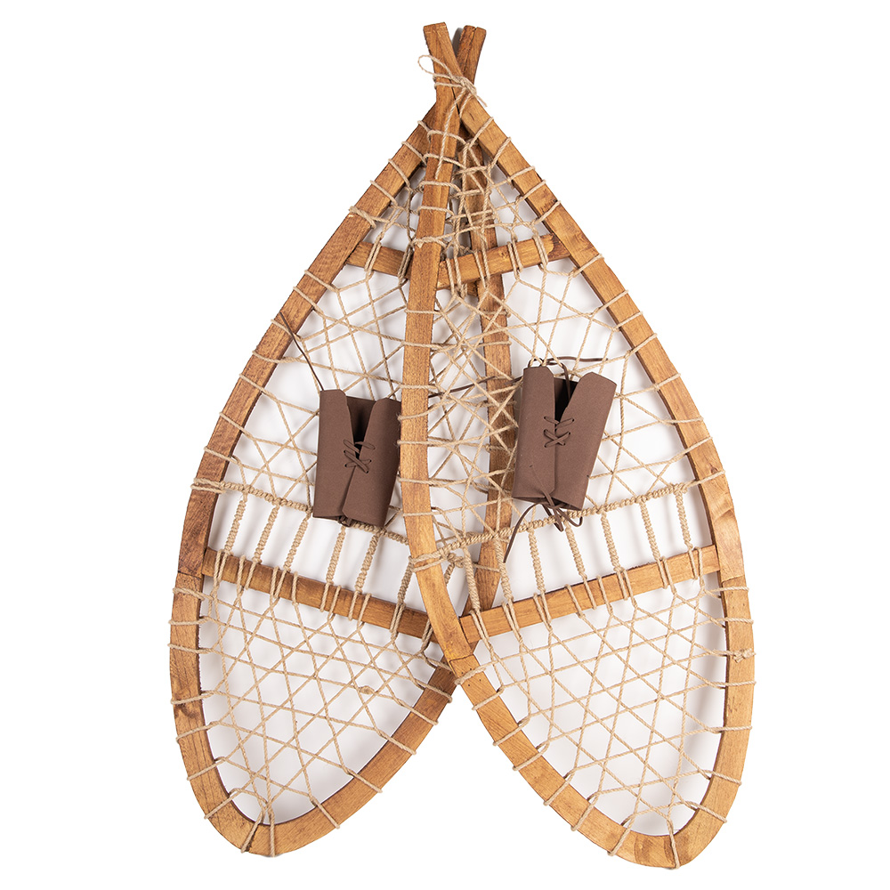 Clayre & Eef | Decoratie Sneeuwschoenen (2) Bruin 106x39x8 cm | 50805