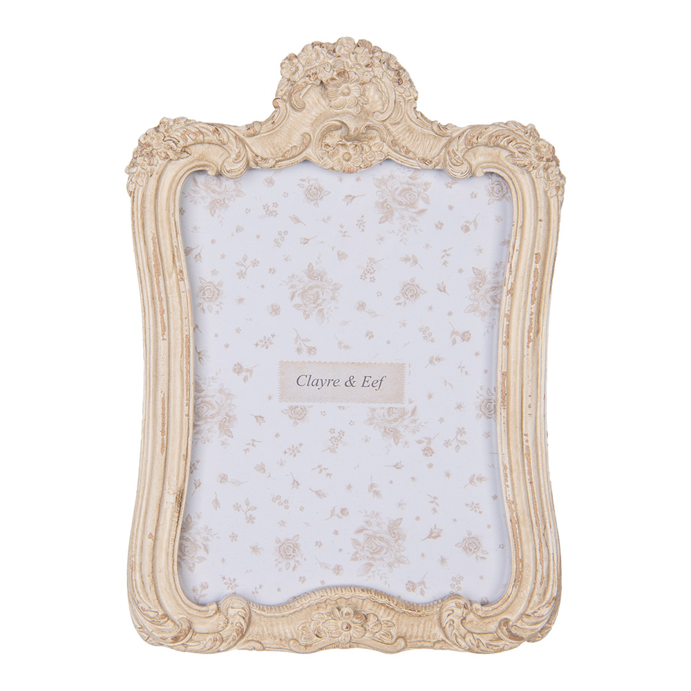 Clayre & Eef | Fotolijst Beige 16x2x23 cm / 13x18 cm | 2F1211