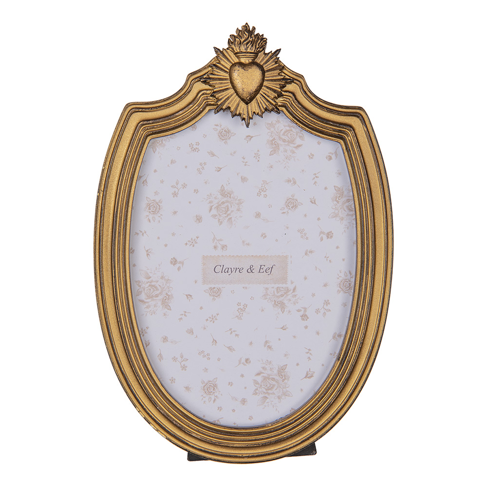 Clayre & Eef | Fotolijst Goudkleurig 16x2x24 cm / 13x18 cm | 2F1223
