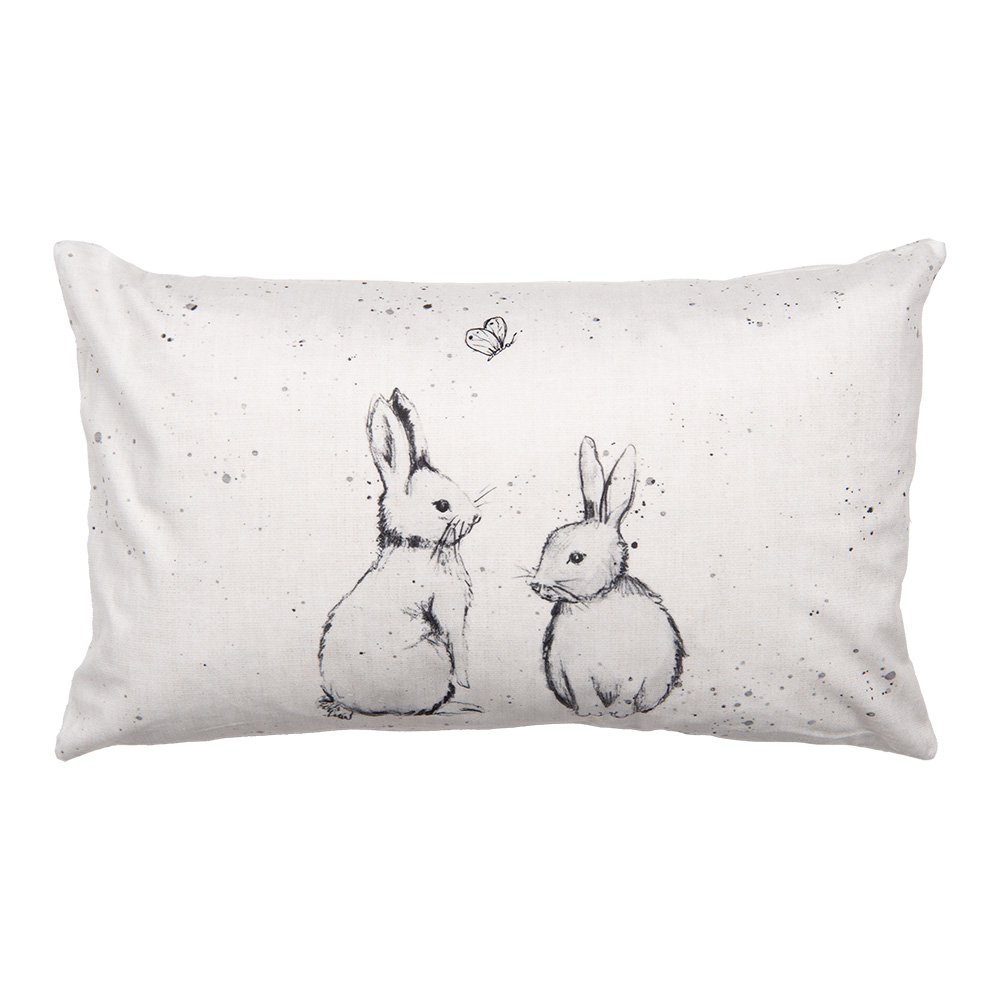 Clayre & Eef | Kussenhoes Beige Grijs 30x50 cm | BNS36-1