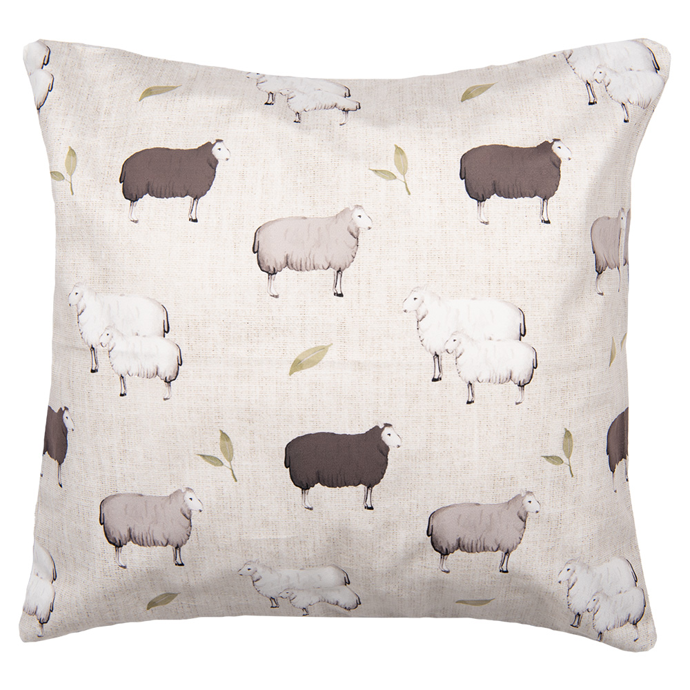 Clayre & Eef | Kussenhoes Beige Bruin 45x45 cm | NSF22