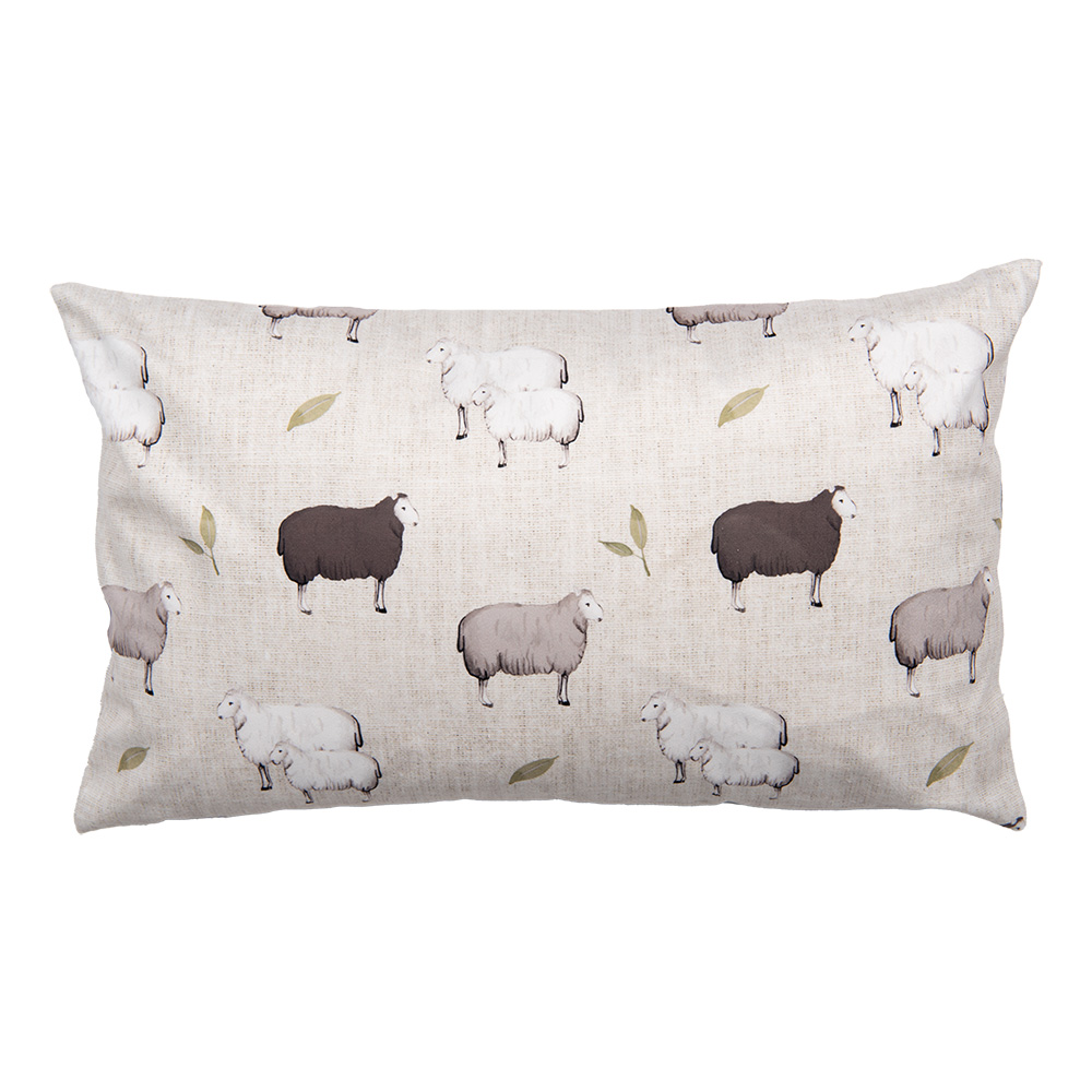Clayre & Eef | Kussenhoes Beige Bruin 30x50 cm | NSF36