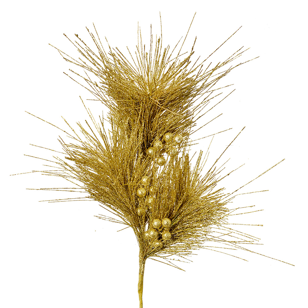 Clayre & Eef | Kerstdecoratie Goudkleurig 25x10x80 cm | 5PL0172