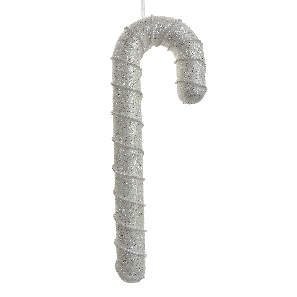 Clayre & Eef | Decoratie hanger Zuurstok Wit 12x4x33 cm | 66184